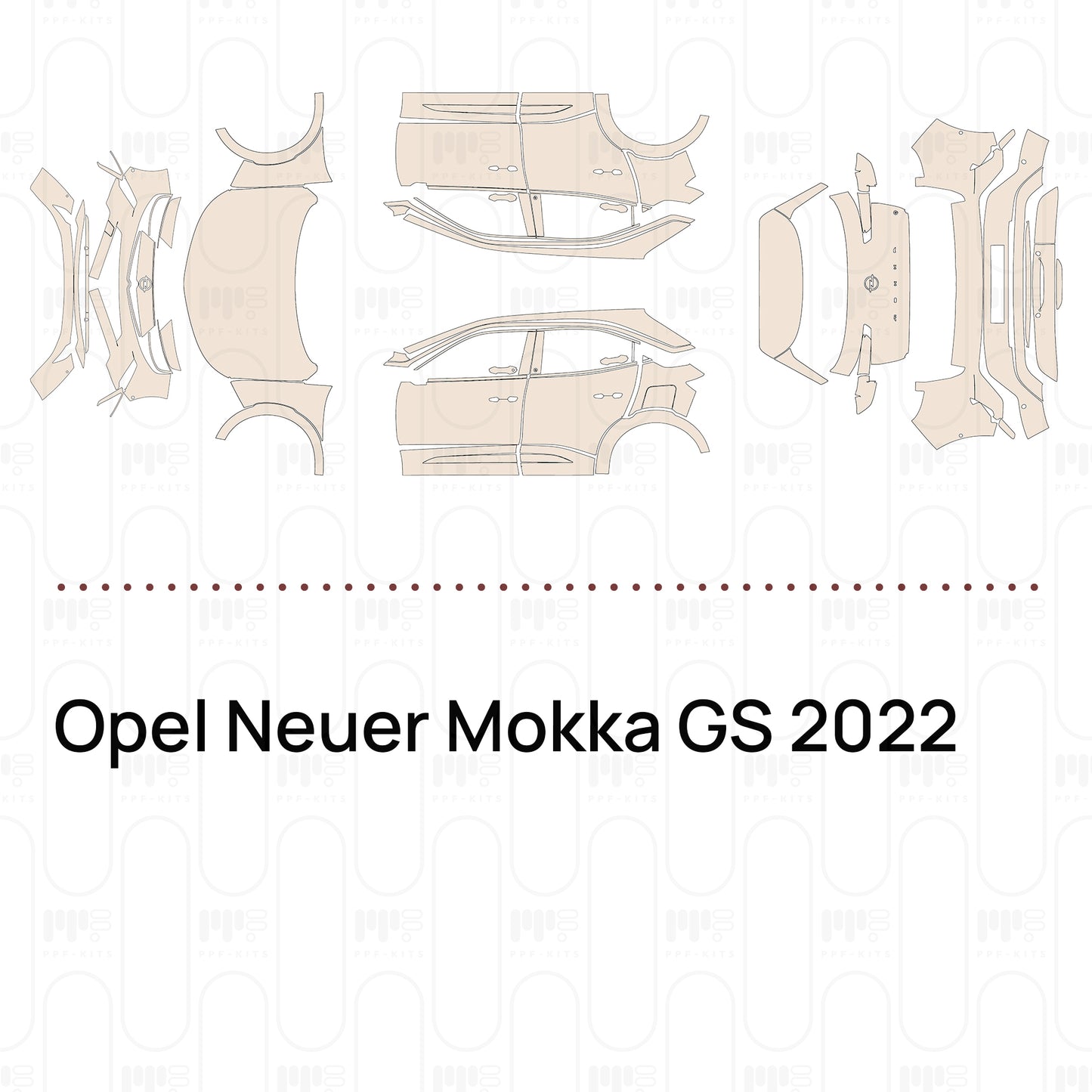 Pre-Cut PPF Opel Neuer Mokka GS 2022