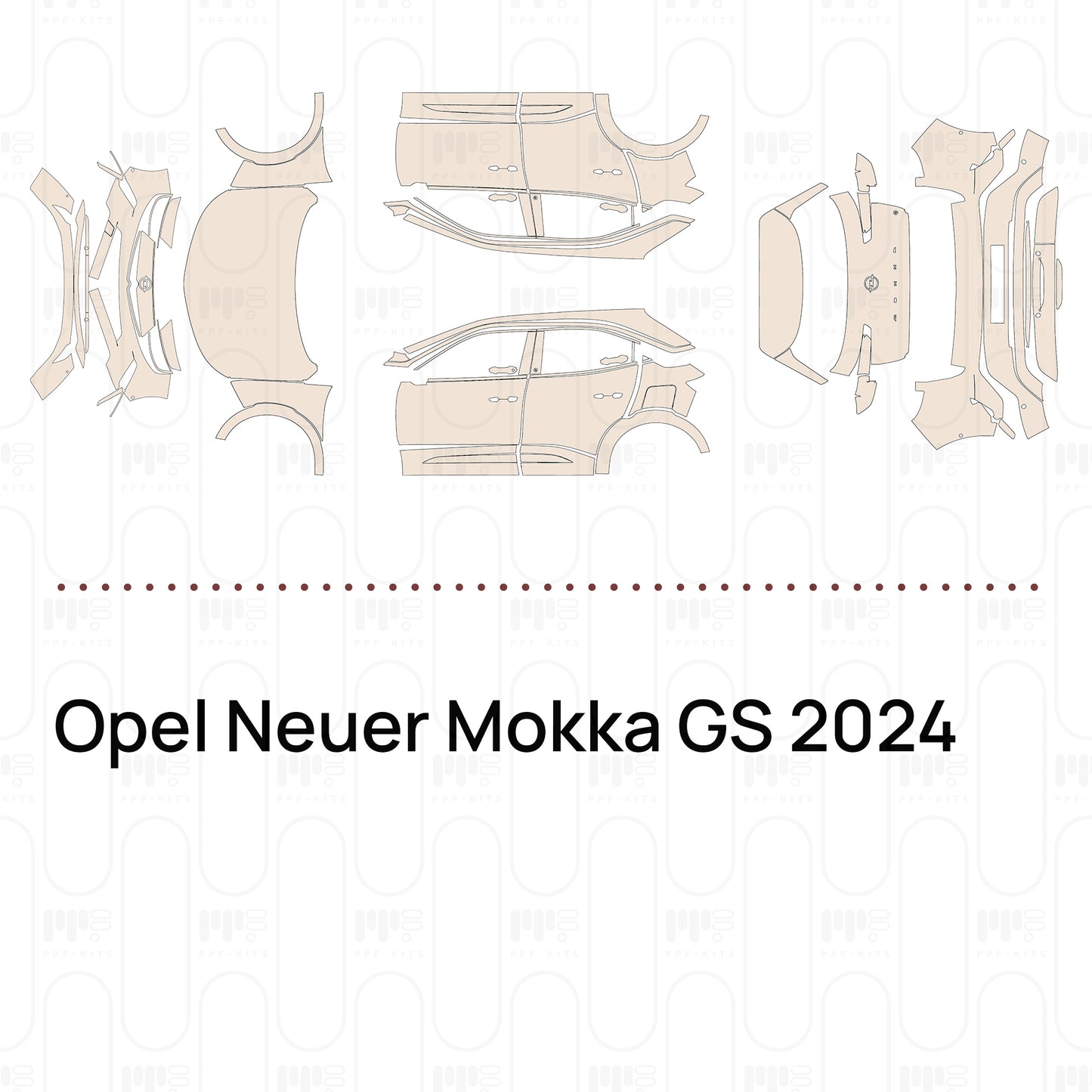 Pre-Cut PPF Opel Neuer Mokka GS 2024