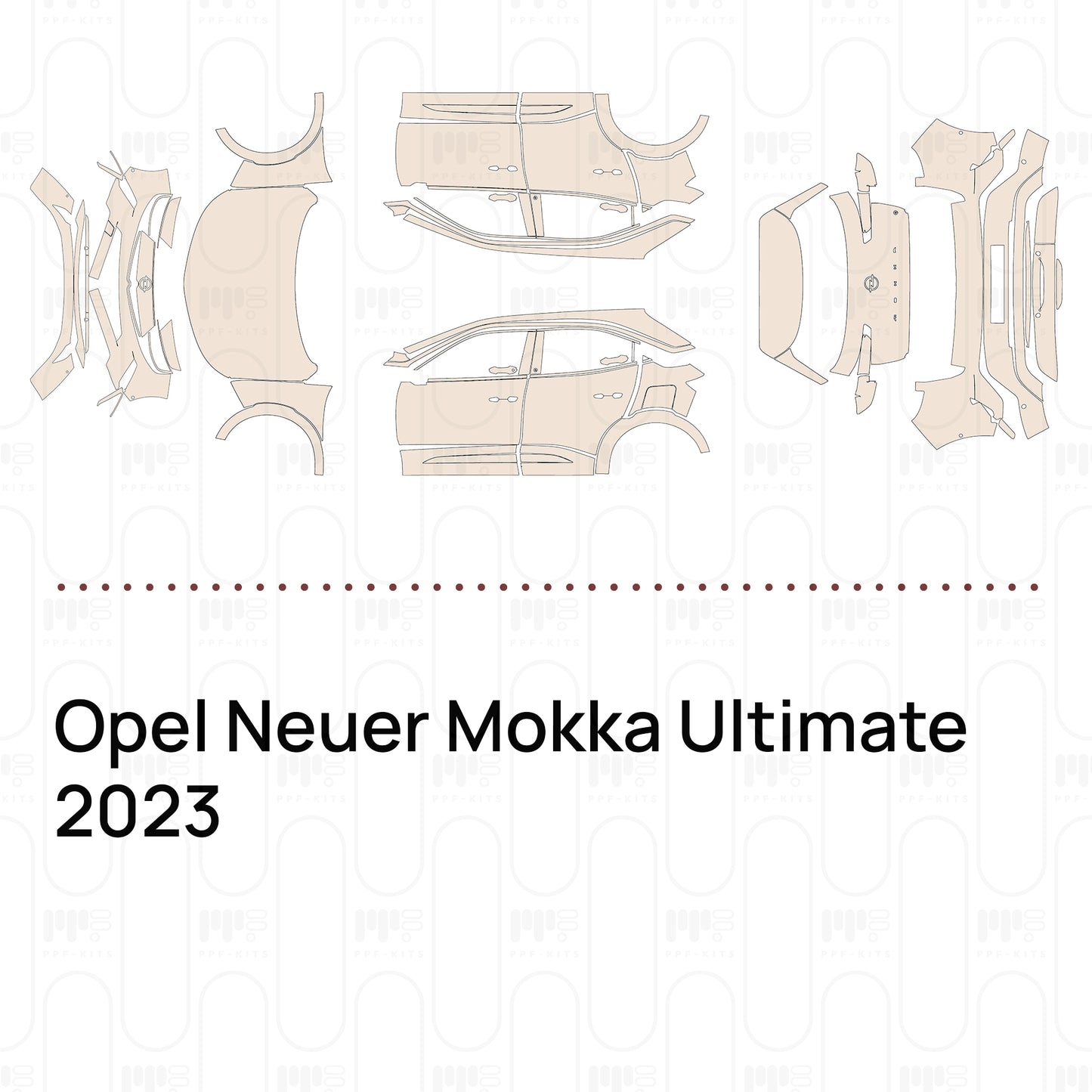 Pre-Cut PPF Opel Neuer Mokka Ultimate 2023