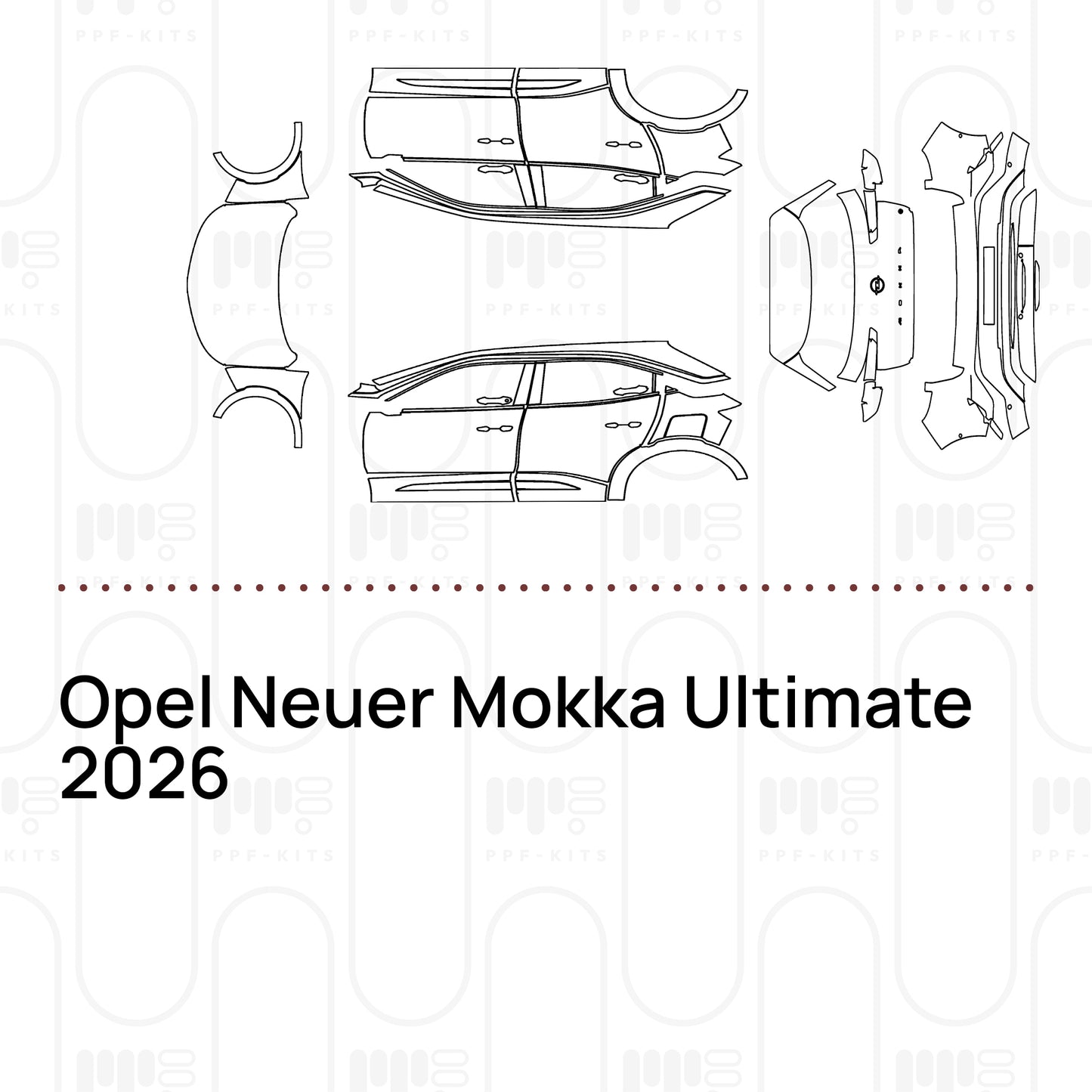 Pre-Cut PPF Opel Neuer Mokka Ultimate 2026
