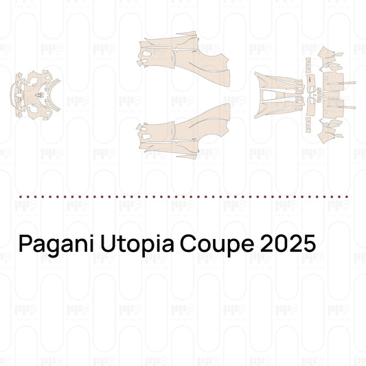 Pagani Utopia Coupe 2025 – Forskåret PPF-lakbeskyttelsesfilm