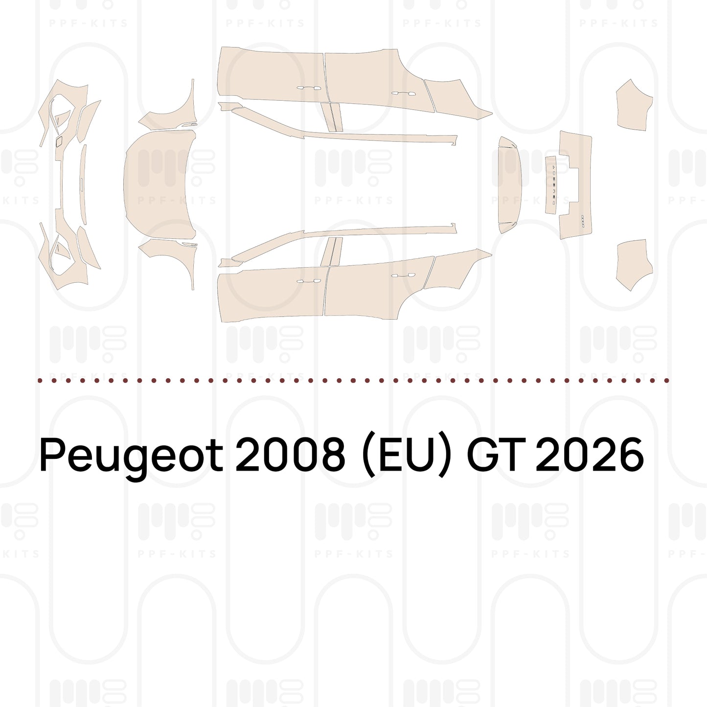 Pre-Cut PPF Peugeot 2008 (EU) GT 2026