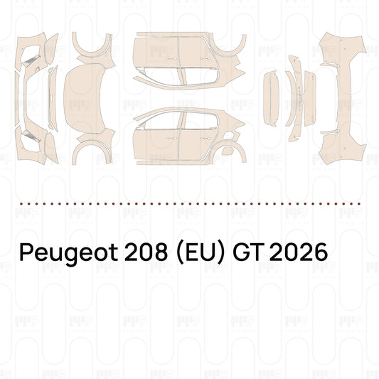 Pre-Cut PPF Peugeot 208 (EU) GT 2026