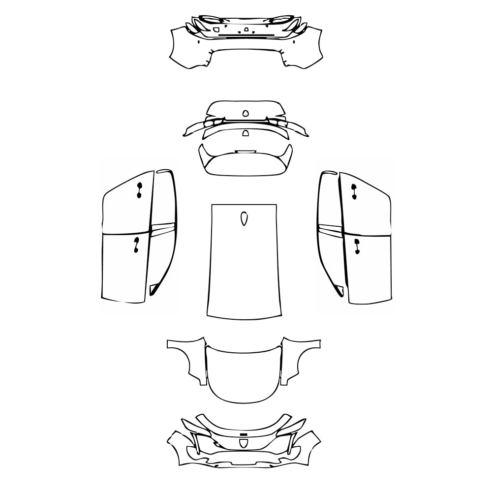 Pre-Cut PPF Peugeot 308 (EU) Allure 2024 - PPF-Kits