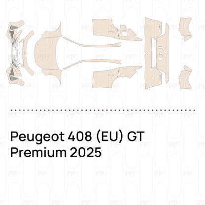 Pre-Cut PPF Peugeot 408 (EU) GT Premium 2025