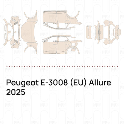 Pre-Cut PPF Peugeot E-3008 (EU) Allure 2025