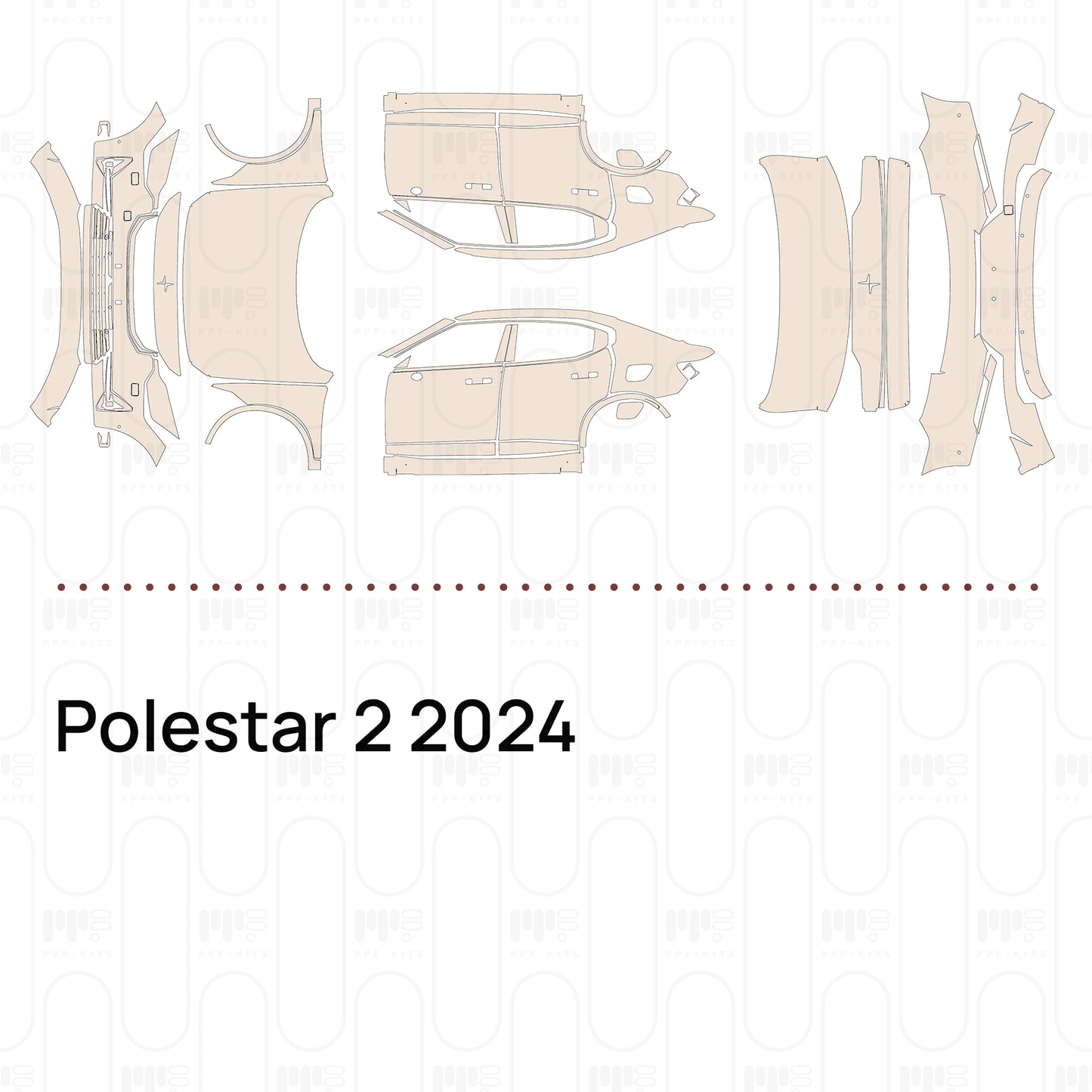 Pre-Cut PPF Polestar 2 2024