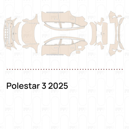 Pre-Cut PPF Polestar 3 2025