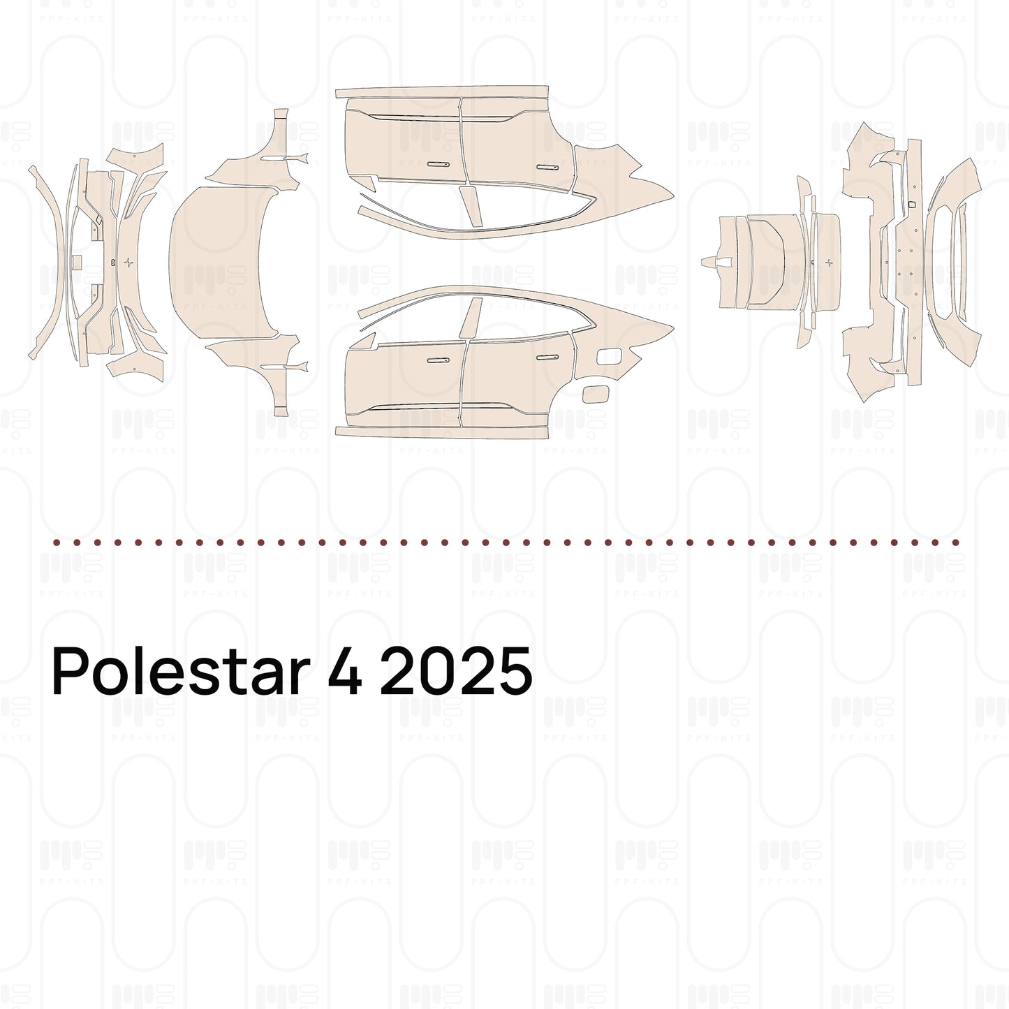 Pre-Cut PPF Polestar 4 2025