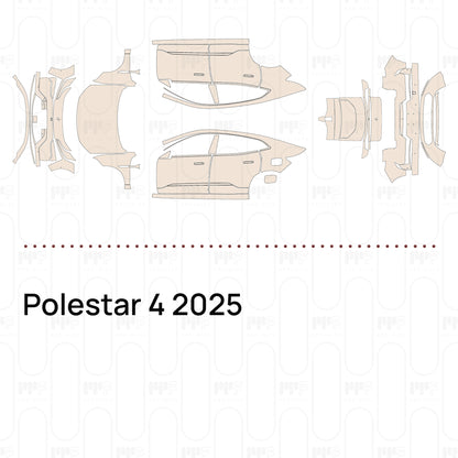 Pre-Cut PPF Polestar 4 2025