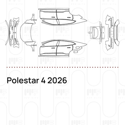 Pre-Cut PPF Polestar 4 2026