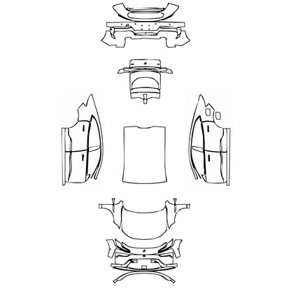 Pre-Cut PPF Polestar Polestar 4 2024 - PPF-Kits