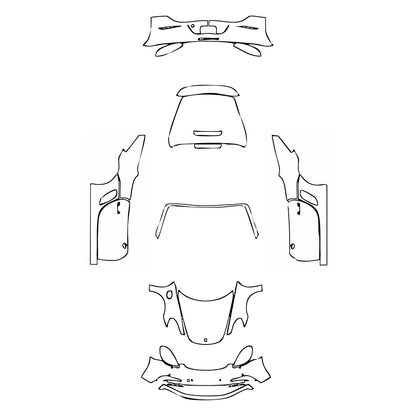 Pre-Cut PPF Porsche 718 Boxter Boxter GTS 2019 - PPF-Kits