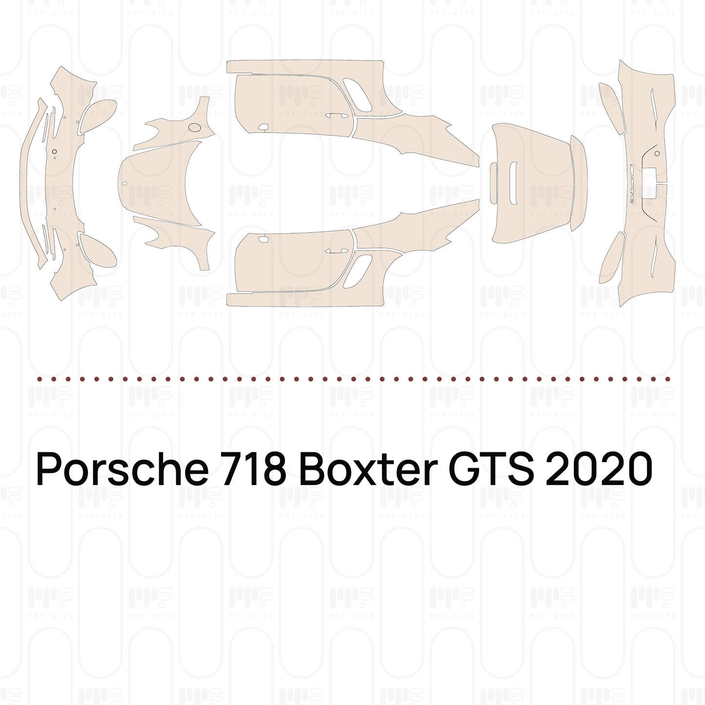 Pre-Cut PPF Porsche 718 Boxter GTS 2020