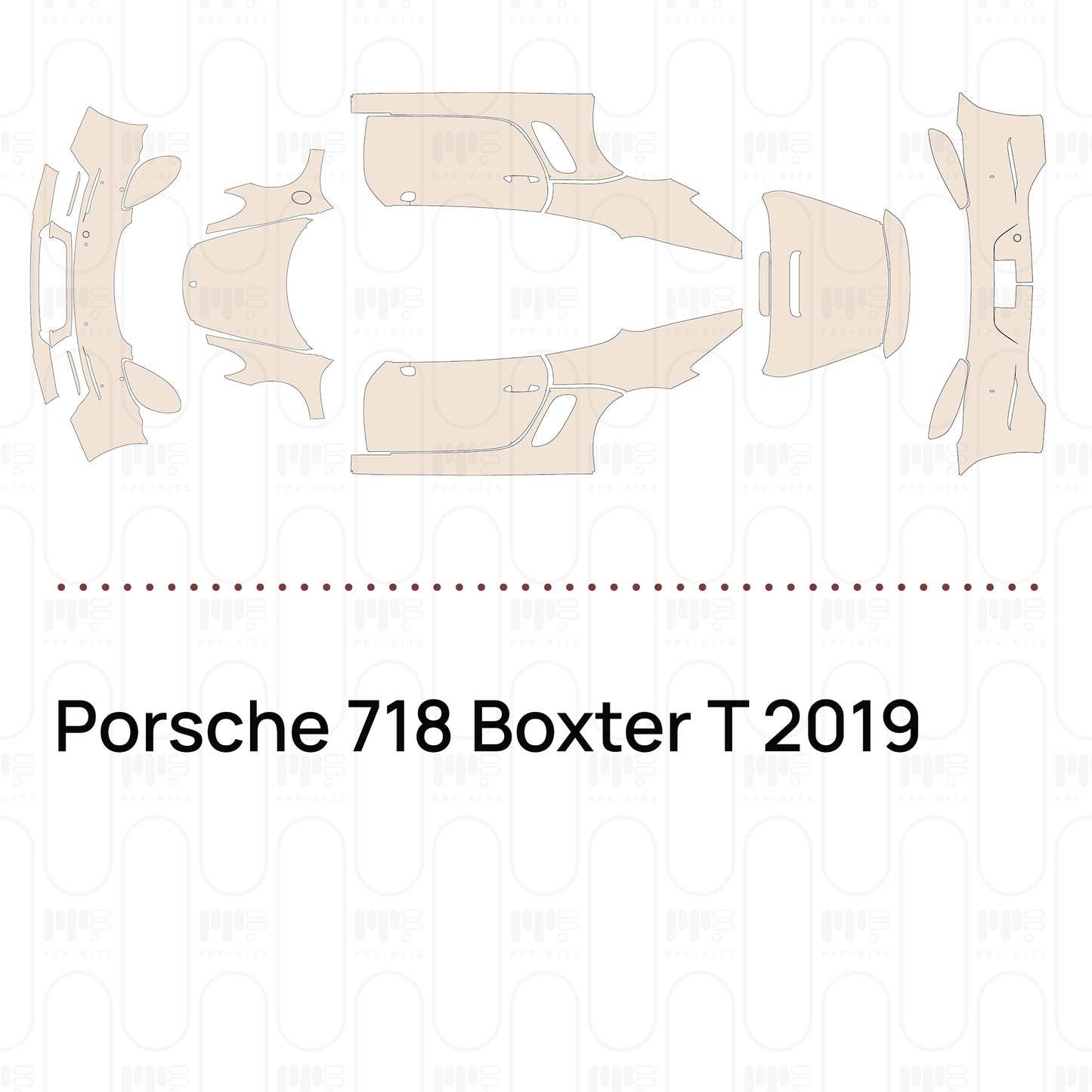 Pre-Cut PPF Porsche 718 Boxter T 2019