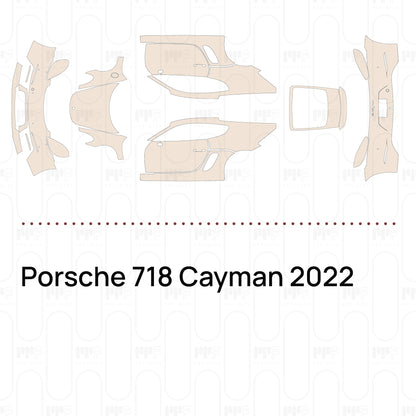 Pre-Cut PPF Porsche 718 Cayman 2022