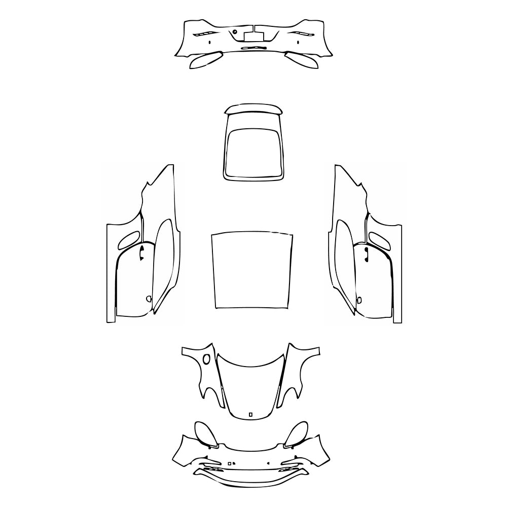 Pre-Cut PPF Porsche 718 Cayman Cayman GTS 2020 - PPF-Kits