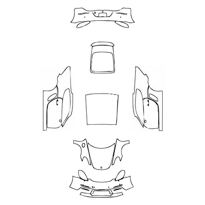 Pre-Cut PPF Porsche 718 Cayman Cayman S 2023 - PPF-Kits