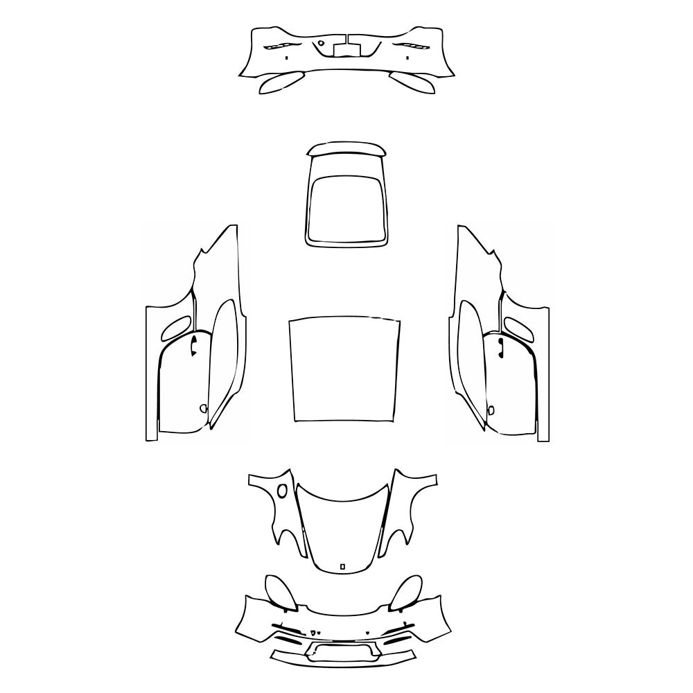 Pre-Cut PPF Porsche 718 Cayman Cayman T 2022 - PPF-Kits