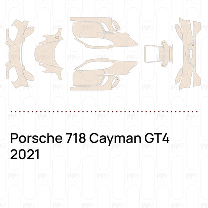 Pre-Cut PPF Porsche 718 Cayman GT4 2021