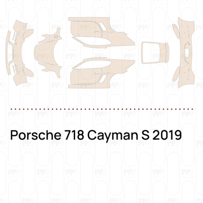 Pre-Cut PPF Porsche 718 Cayman S 2019