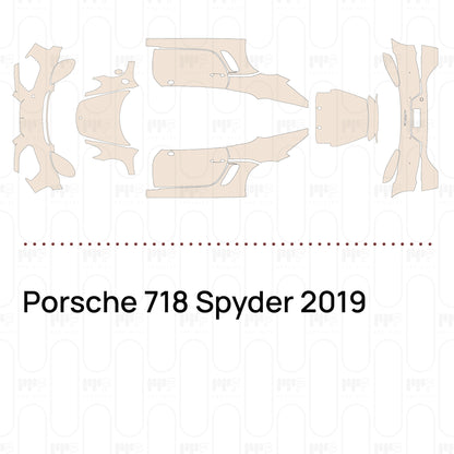 Pre-Cut PPF Porsche 718 Spyder 2019