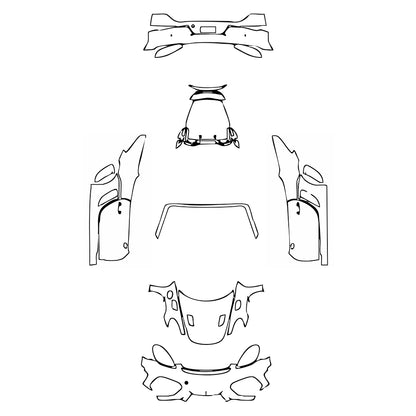 Pre-Cut PPF Porsche 718 Spyder RS 2024 - PPF-Kits