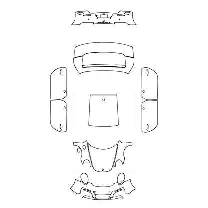 Pre-Cut PPF Porsche 911 Carrera 4S Coupe 2018 - PPF-Kits