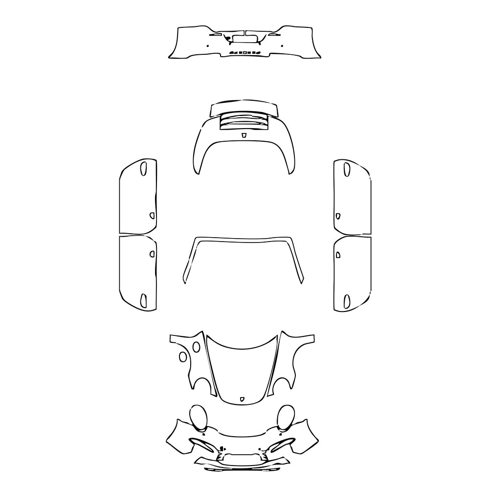 Pre-Cut PPF Porsche 911 Carrera 4 Cabriolet 2013 - PPF-Kits
