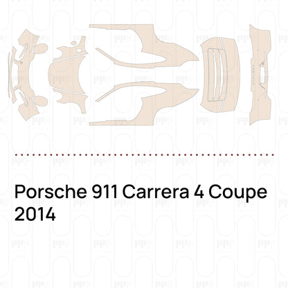 Pre-Cut PPF Porsche 911 Carrera 4 Coupe 2014