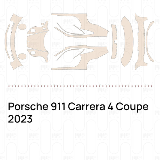 Pre-Cut PPF Porsche 911 Carrera 4 Coupe 2023
