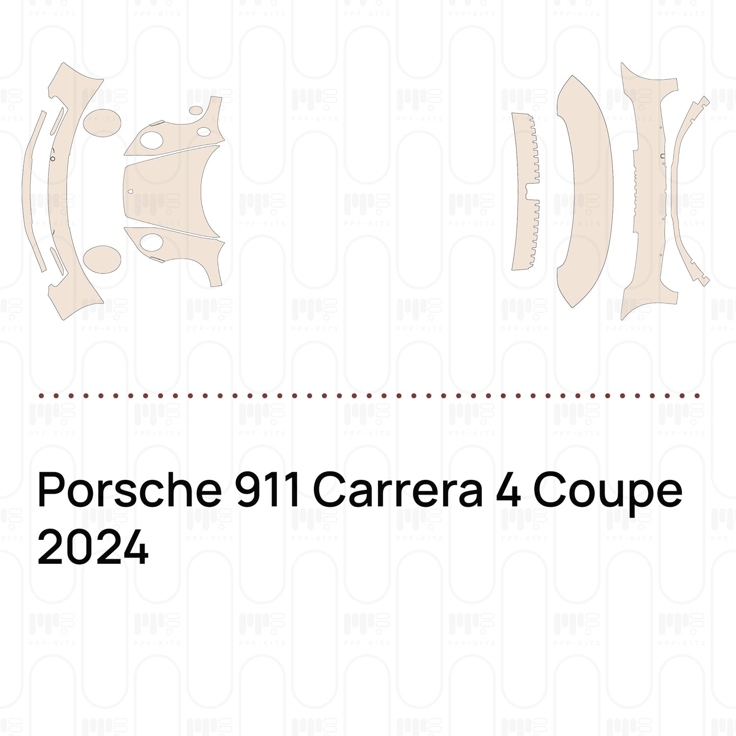 Pre-Cut PPF Porsche 911 Carrera 4 Coupe 2024