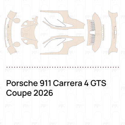 Pre-Cut PPF Porsche 911 Carrera 4 GTS Coupe 2026