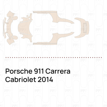 Pre-Cut PPF Porsche 911 Carrera Cabriolet 2014