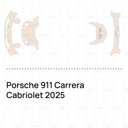 Pre-Cut PPF Porsche 911 Carrera Cabriolet 2025