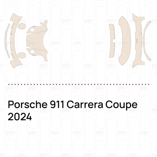 Pre-Cut PPF Porsche 911 Carrera Coupe 2024