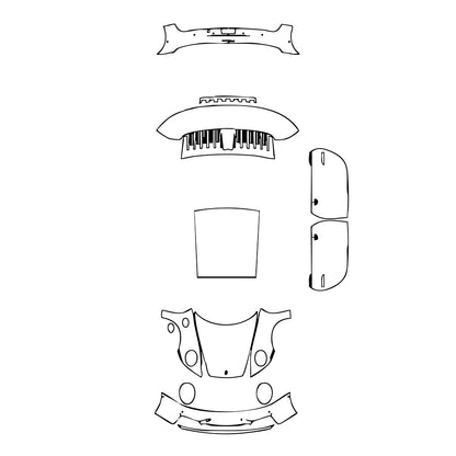 Pre-Cut PPF Porsche 911 Carrera Coupe 2025 - PPF-Kits
