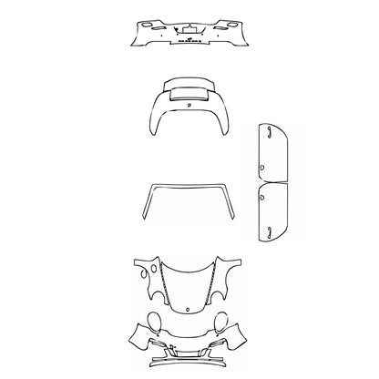 Pre-Cut PPF Porsche 911 Carrera GTS Cabriolet 2018 - PPF-Kits