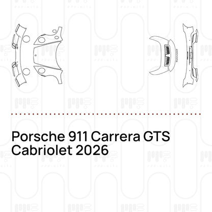 Pre-Cut PPF Porsche 911 Carrera GTS Cabriolet 2026