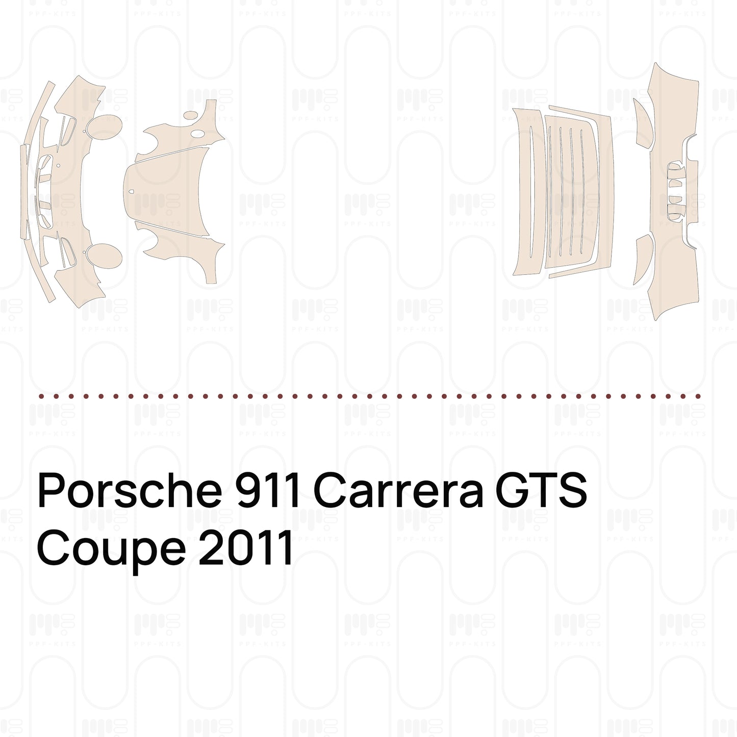 Pre-Cut PPF Porsche 911 Carrera GTS Coupe 2011