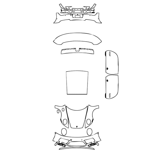 Pre-Cut PPF Porsche 911 Carrera GTS Coupe 2022 - PPF-Kits
