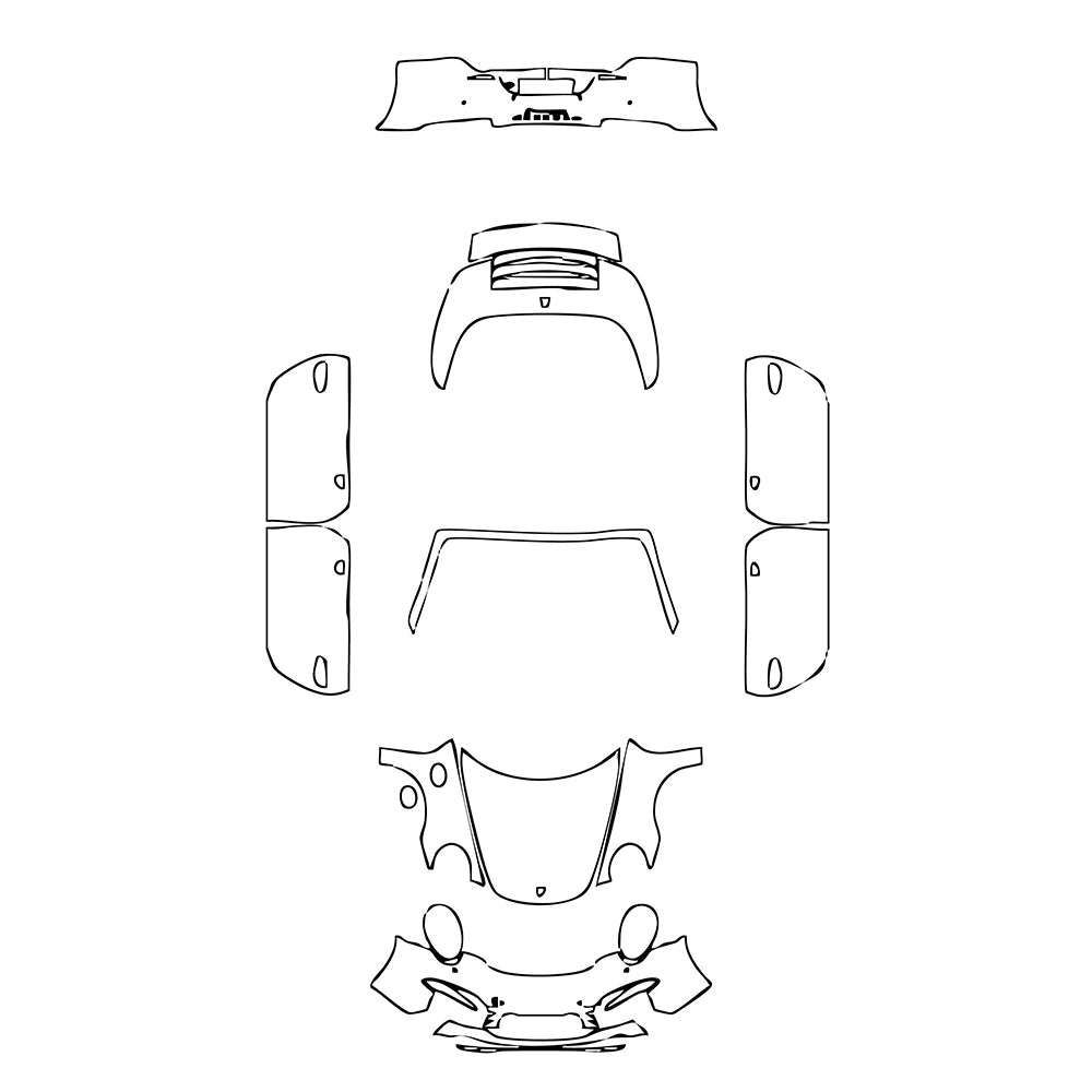 Pre-Cut PPF Porsche 911 Carrera S Cabriolet 2014 - PPF-Kits