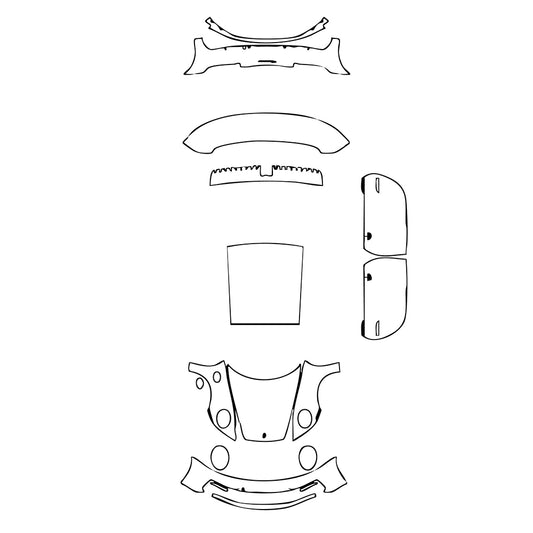 Pre-Cut PPF Porsche 911 Carrera S Coupe 2020 - PPF-Kits