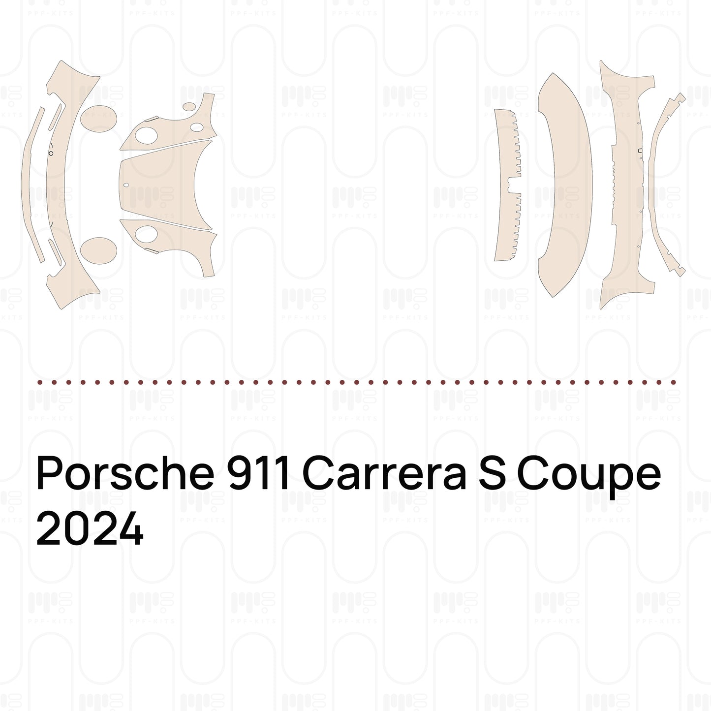 Pre-Cut PPF Porsche 911 Carrera S Coupe 2024