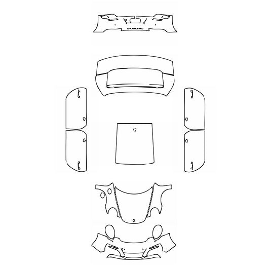 Pre-Cut PPF Porsche 911 Carrera T Coupe 2018 - PPF-Kits