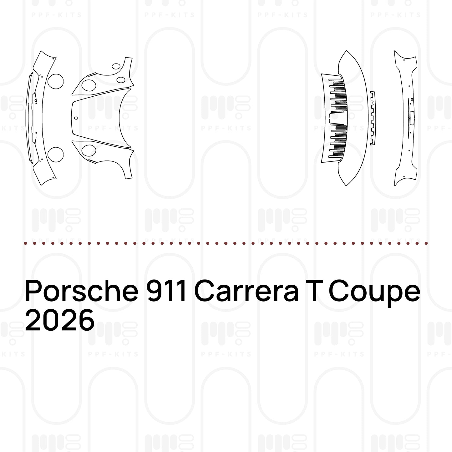 Pre-Cut PPF Porsche 911 Carrera T Coupe 2026