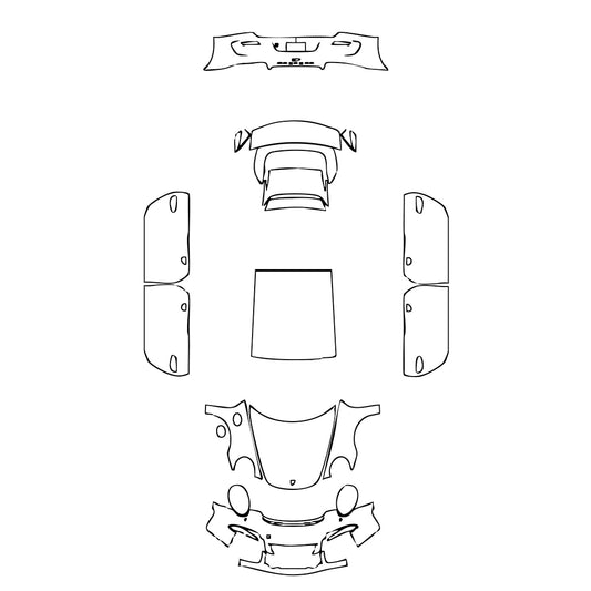 Pre-Cut PPF Porsche 911 GT3 2014 - PPF-Kits