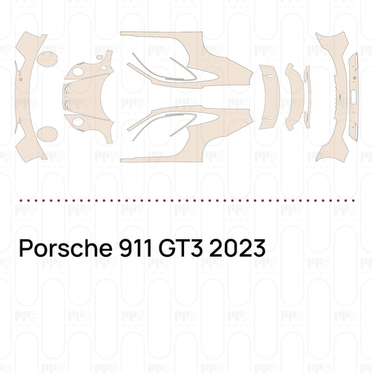Pre-Cut PPF Porsche 911 GT3 2023