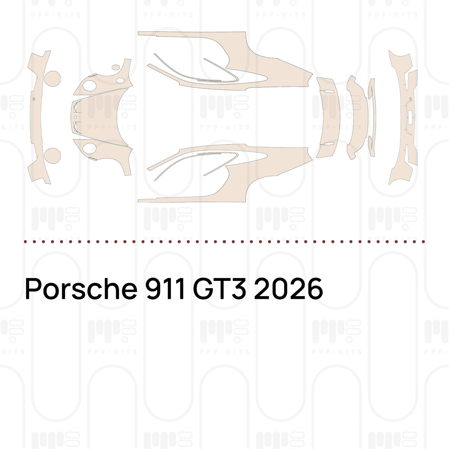Pre-Cut PPF Porsche 911 GT3 2026