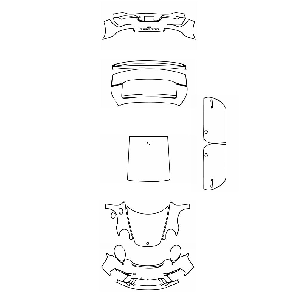 Pre-Cut PPF Porsche 911 GT3 Touring 2019 - PPF-Kits